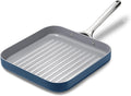 Caraway Square Grill Pan 11 - Non-Stick Ceramic Grill Pan - Navy