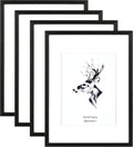 Yaetm 12x16 Black Picture Frame Set of 4 for Photos & Art