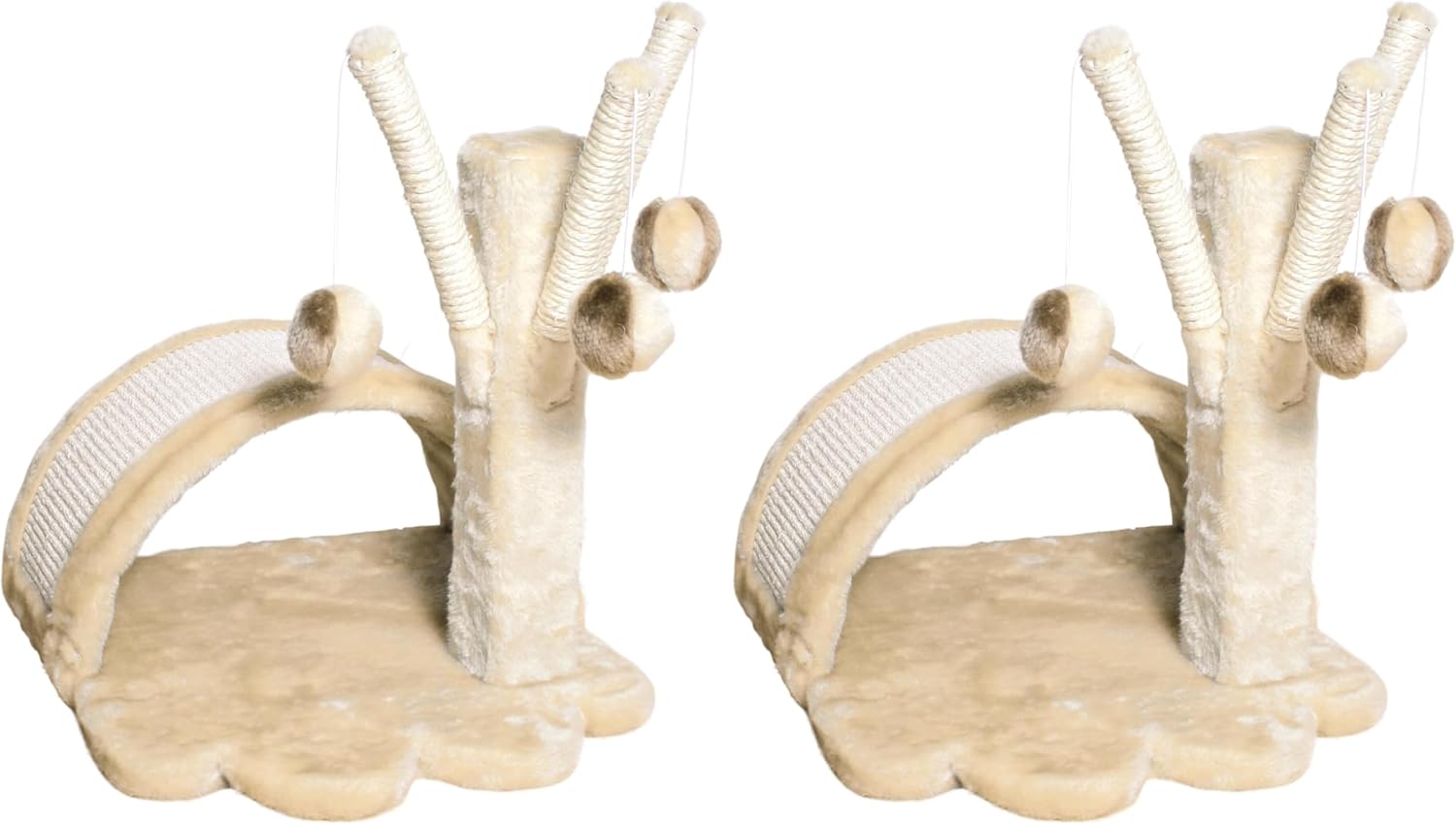 TRIXIE Tavira Cat Tree for Kittens with Soft Plush Surfaces