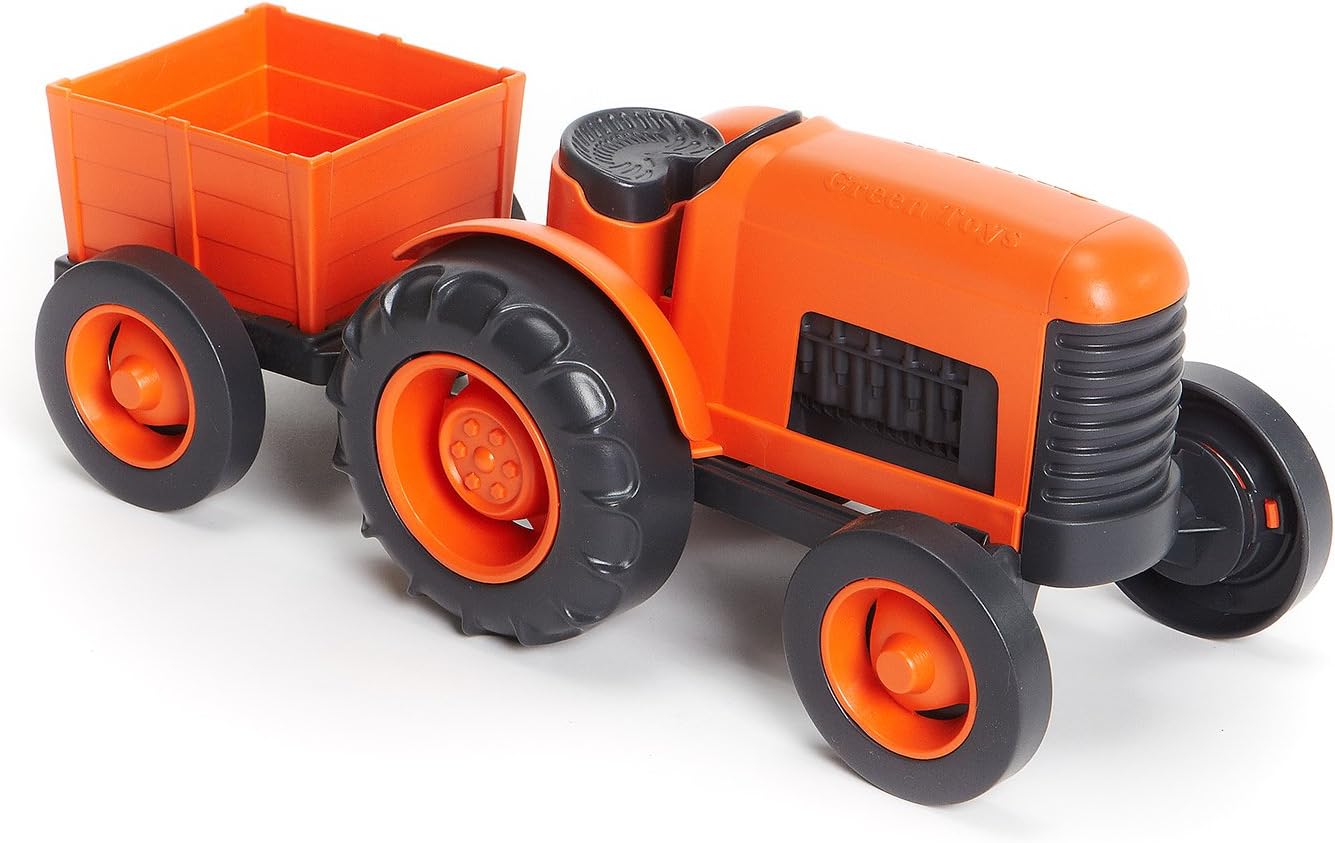 Green Toys Tractor - FC, Orange: Eco-Friendly Fun