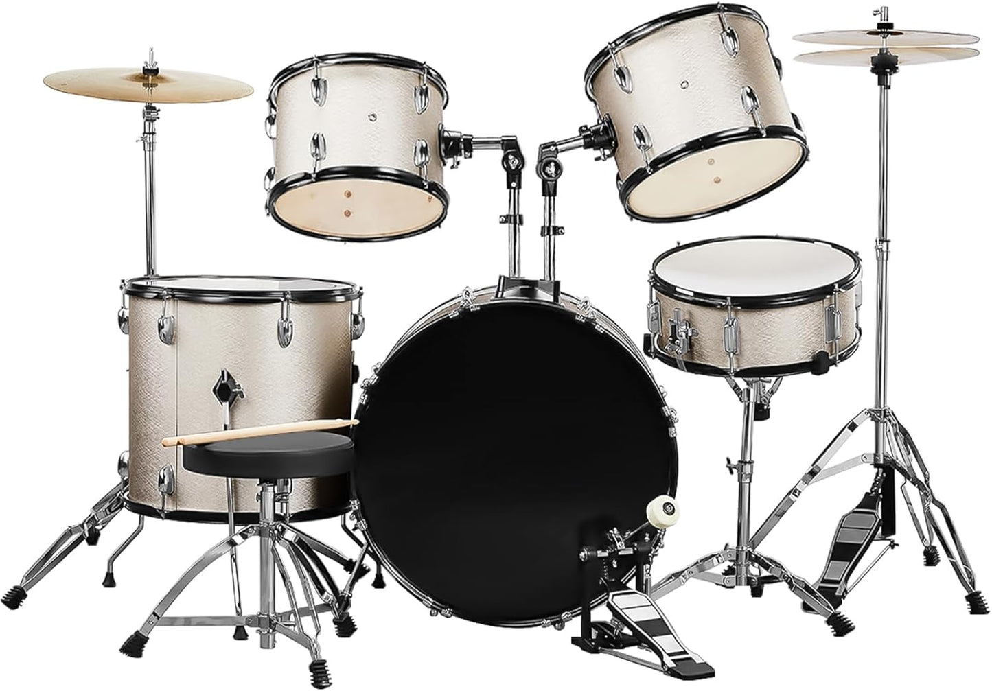 Ktaxon 22 Inch Adult Drum Set for Beginners and Students