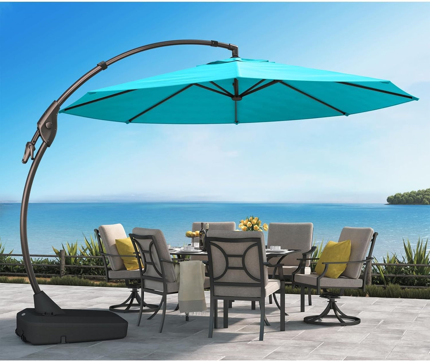 12 FT Sunbrella Cantilever Umbrella for Ultimate Outdoor Shade