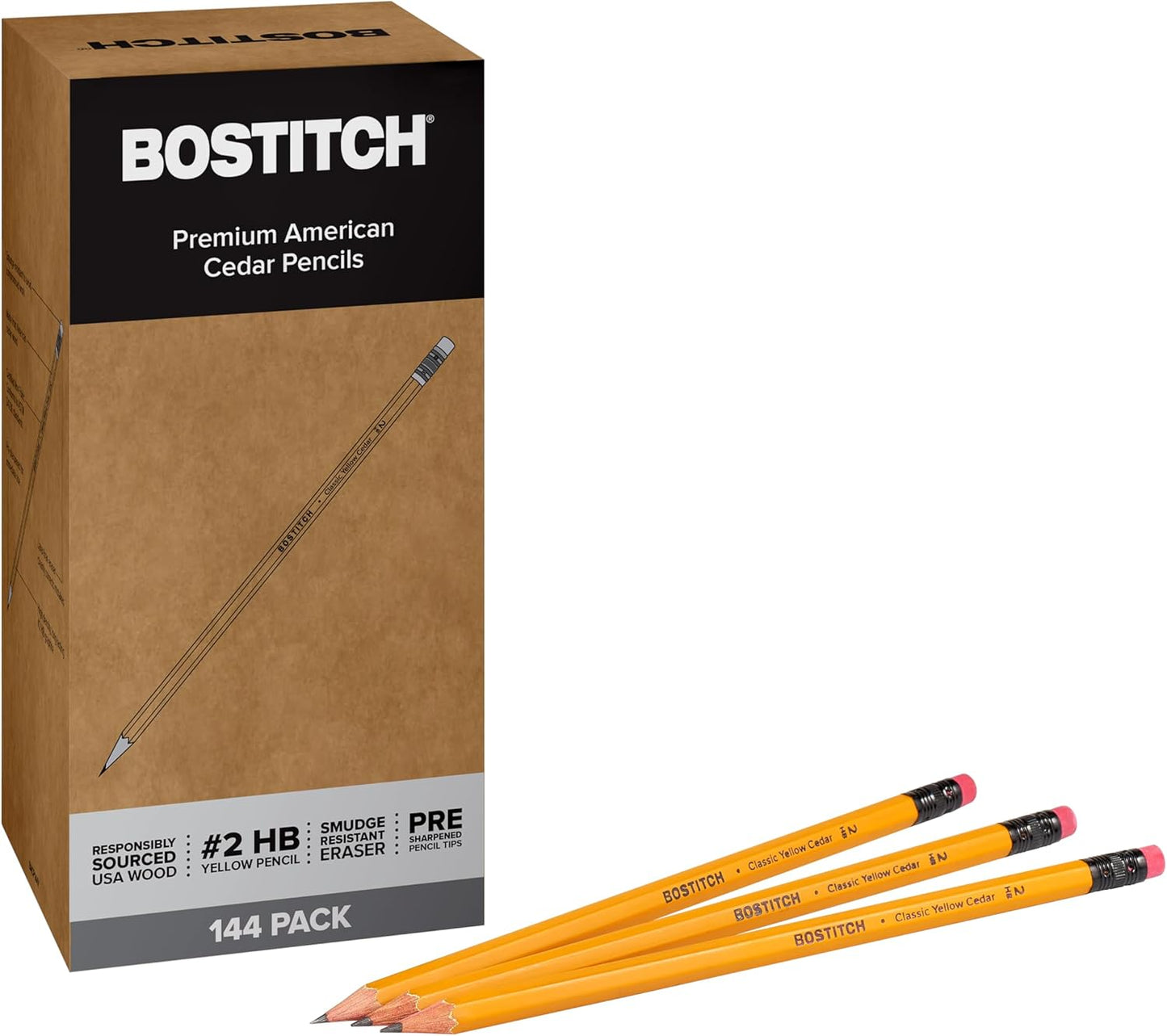 Bostitch Office Premium #2 Pencils for Quality Writing