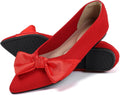 Pointed Toe Ballet Flats for Women - Comfortable Dressy Slip Ons