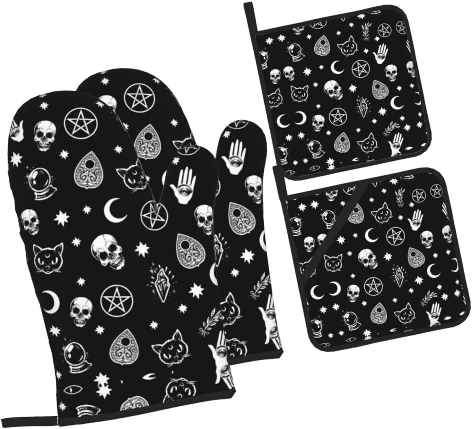 Nezweld Gothic Oven Mitt Set