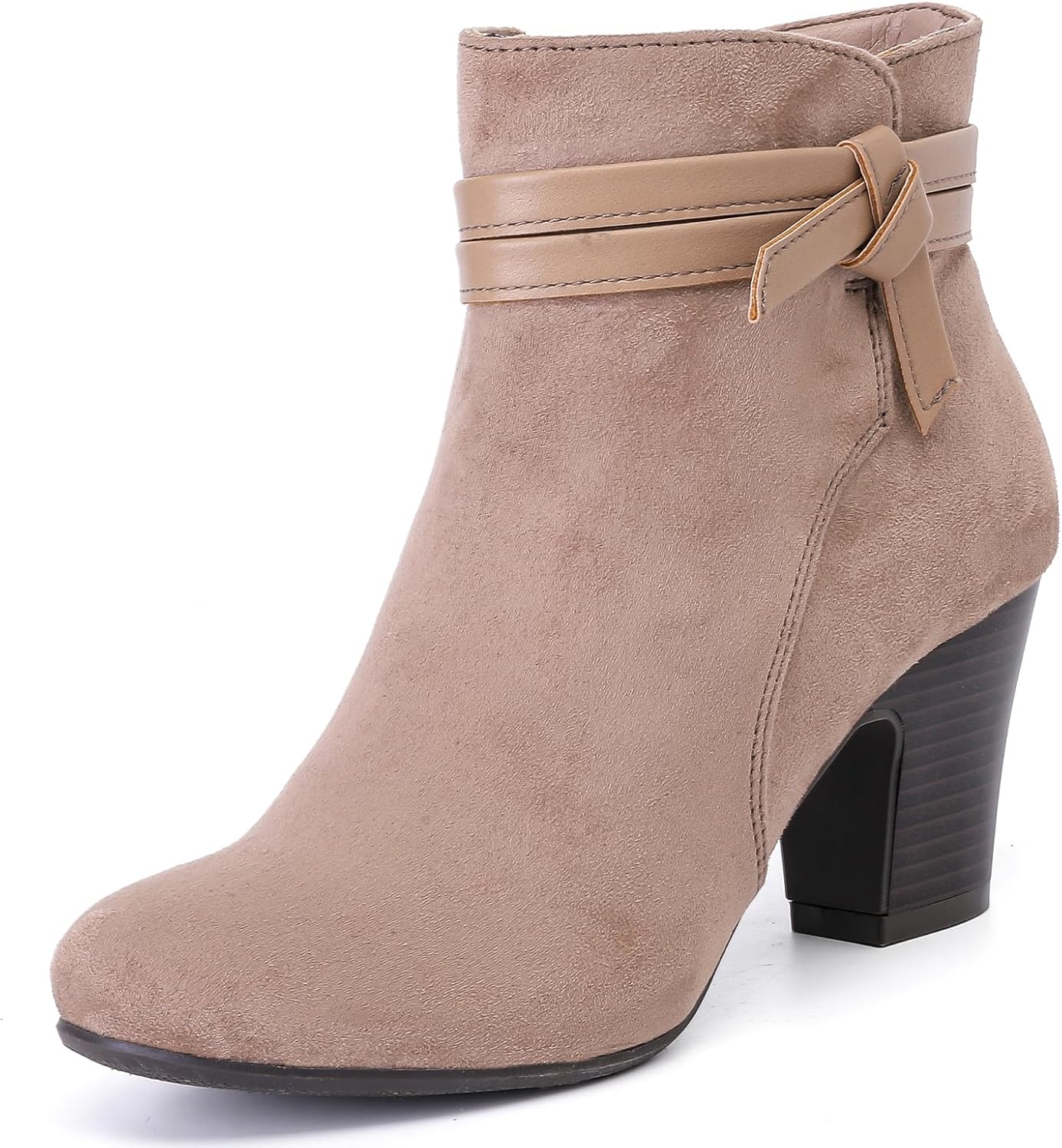 Women's Ankle Boots Casual Fashion Chunky Heeled Booties