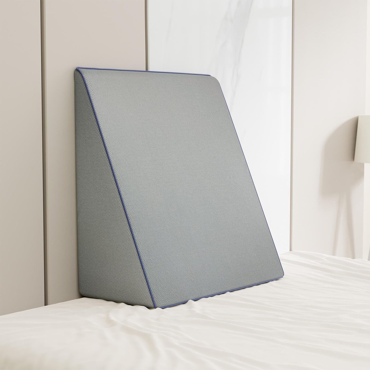 Wedge Pillow for Gaming, Reading, Sleeping - 9.5 Inch Comfort