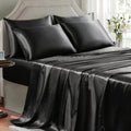 Satin Sheets Full Size - 6 Piece Silky Soft Wrinkle-Free Set