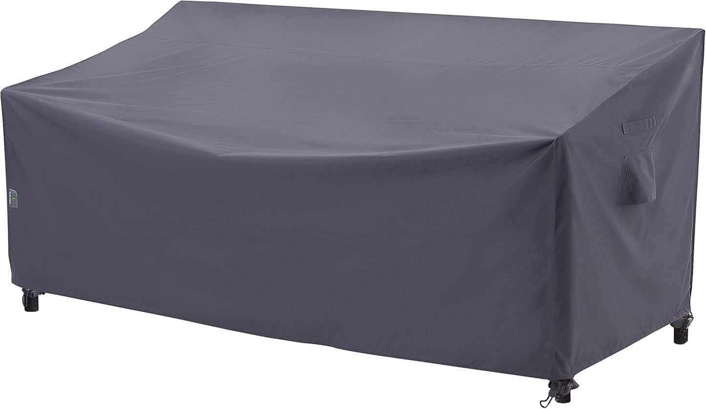 Waterproof Heavy Duty 2 Seater Patio Loveseat Cover - Grey