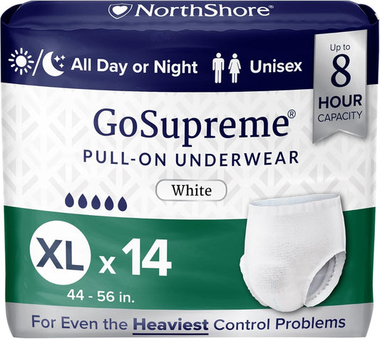 NorthShore GoSupreme Overnight Incontinence Underwear for Comfort