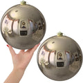 Champagne Gold 8.0 in Extra Large Christmas Balls Ornaments