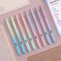 Writech Retractable Gel Ink Pens 8ct - Smooth 0.5mm Black Pens