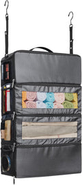 Suitcase Organizer Hanging Shelves - Collapsible 600D Oxford Travel