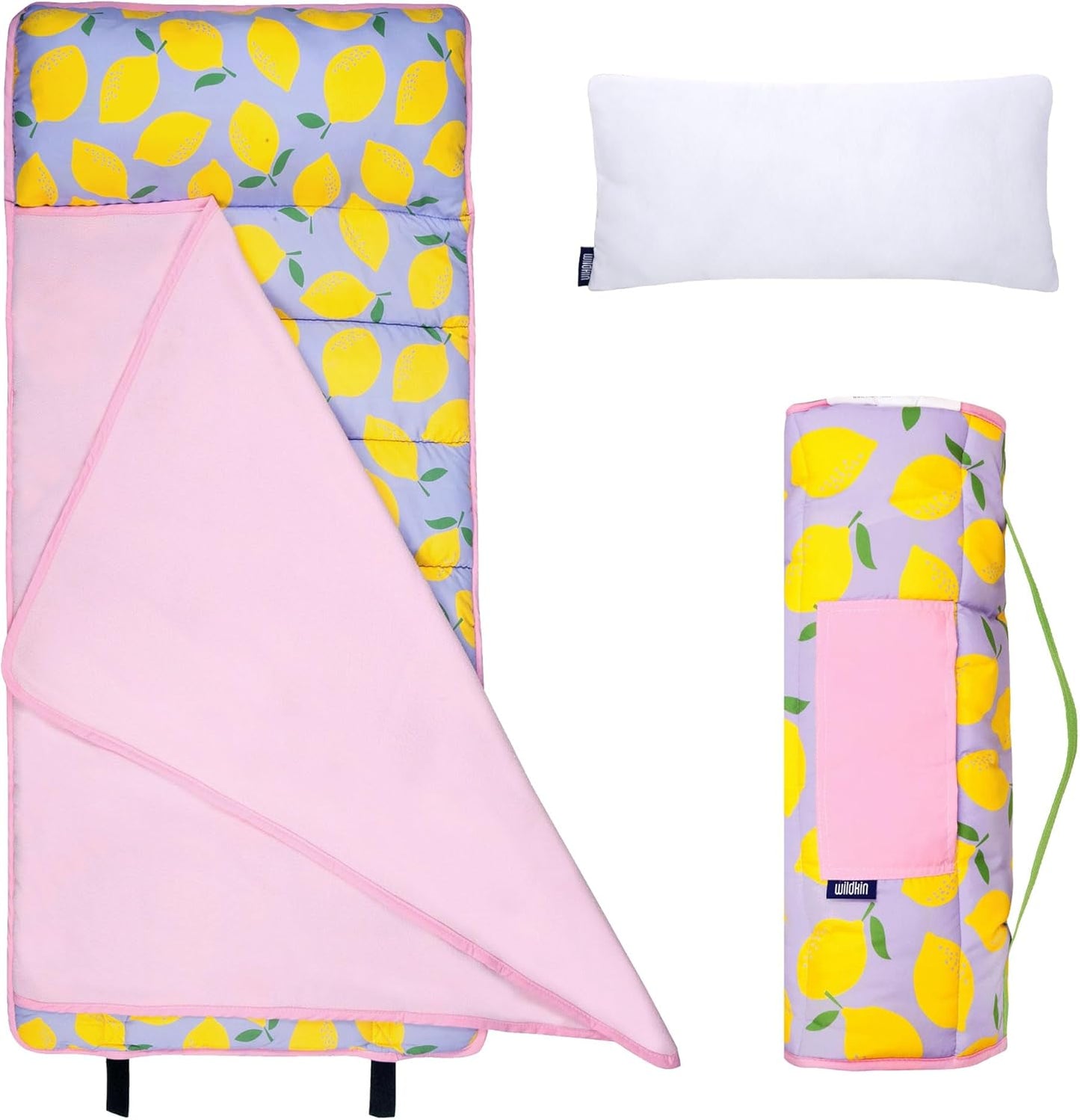Wildkin 43-inch Kids Nap Mat for Comfortable Toddler Sleep