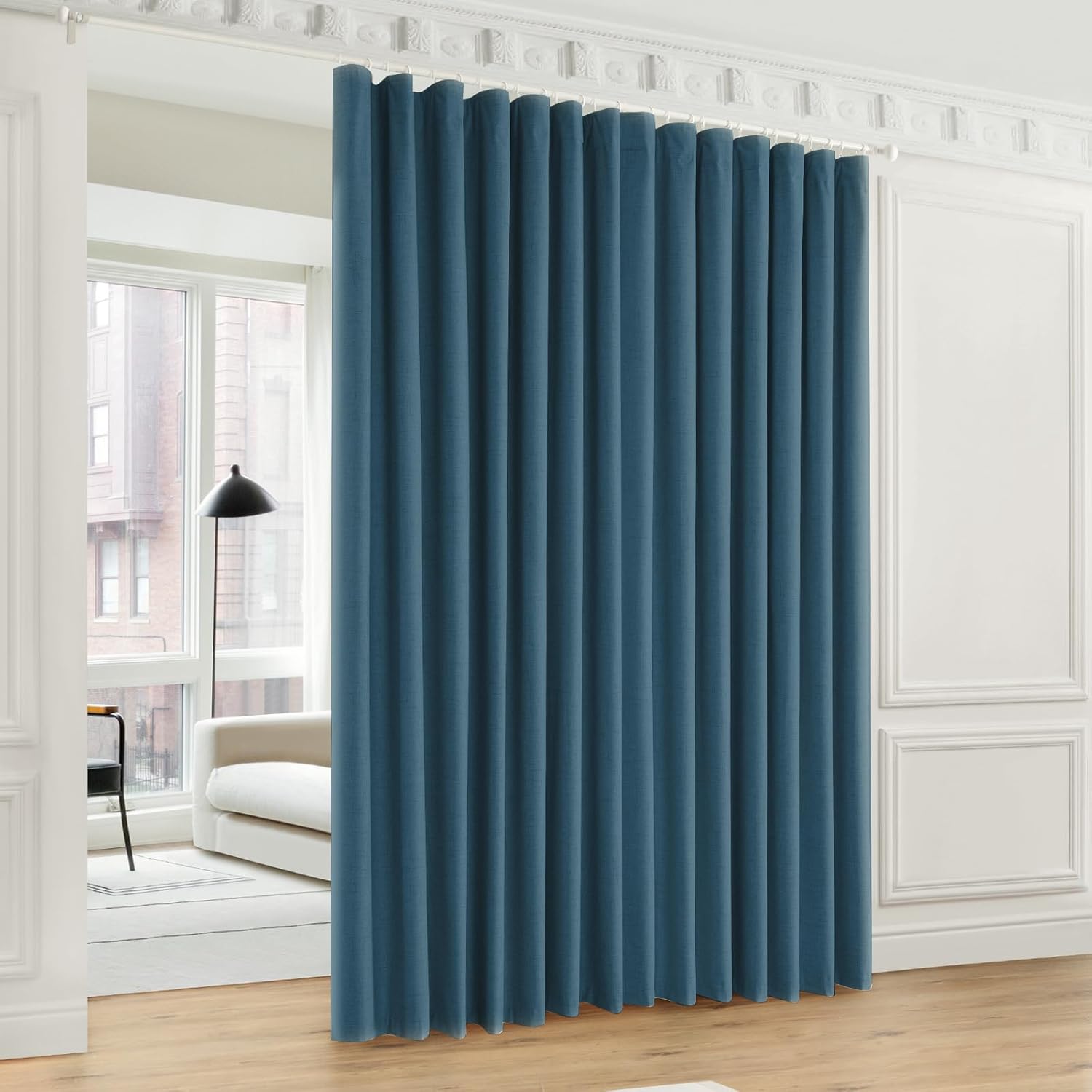 Ultimate Blackout Linen Curtains by LumiLoom