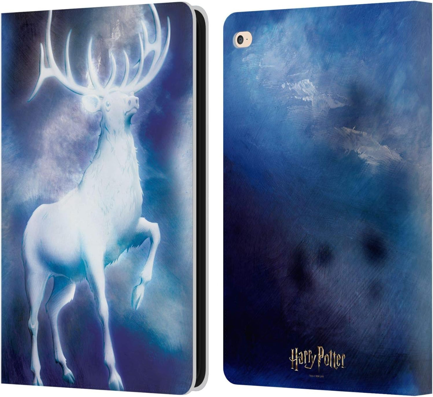 Harry Potter Stag Patronus Leather Wallet Case for iPad Air 2