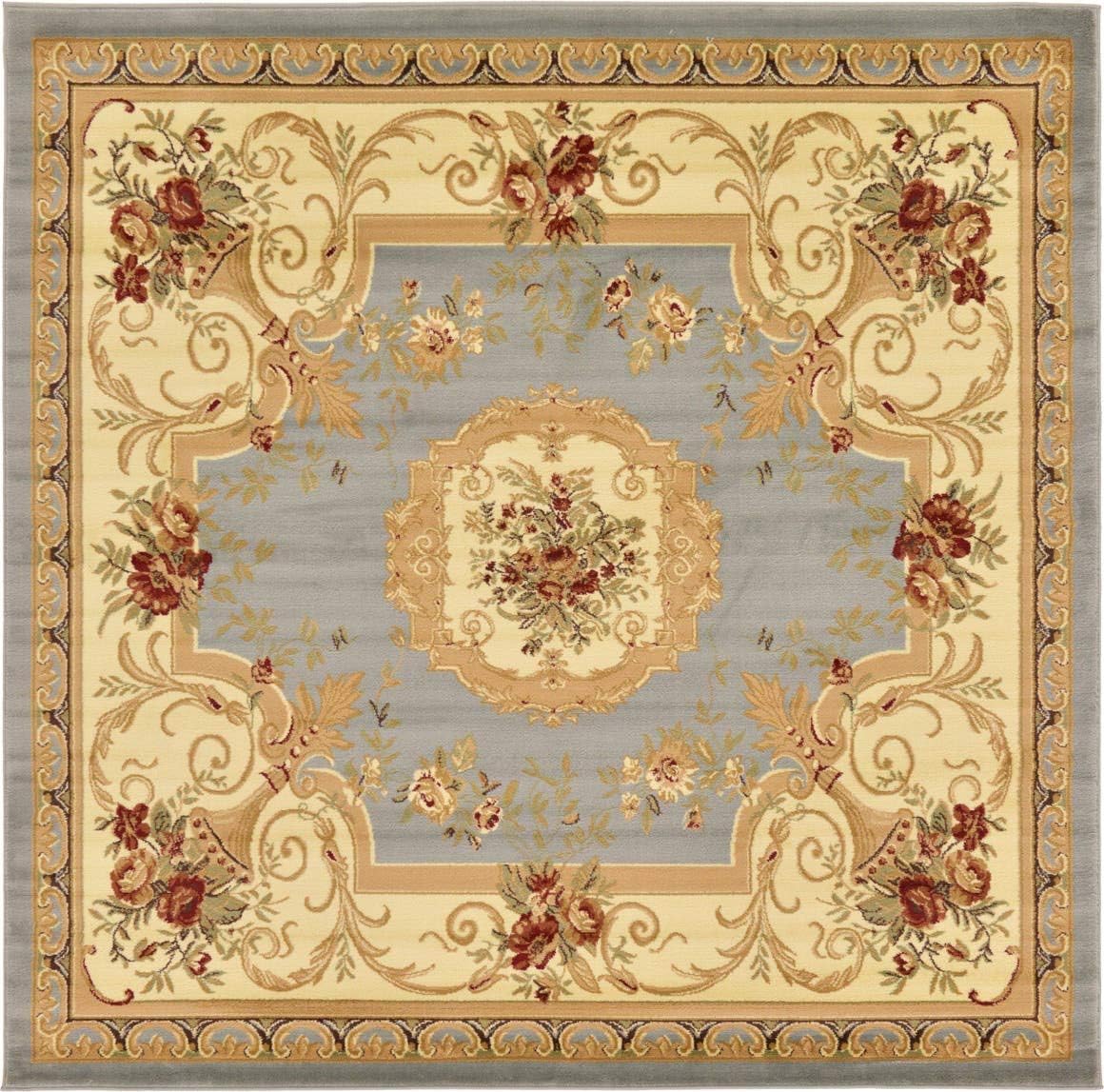 Unique Loom Versailles Collection Floral Motif Area Rug Review
