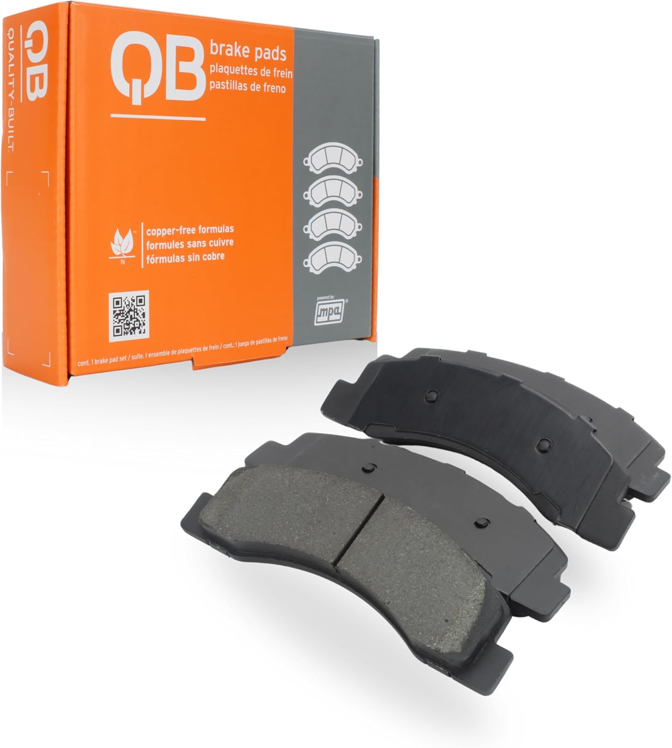 QB Ceramic Front Brake Pads for 2005-2020 Cadillac & GMC