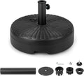Tangkula Fillable Umbrella Base, 66 lb Heavy-Duty Patio Stand - Stable