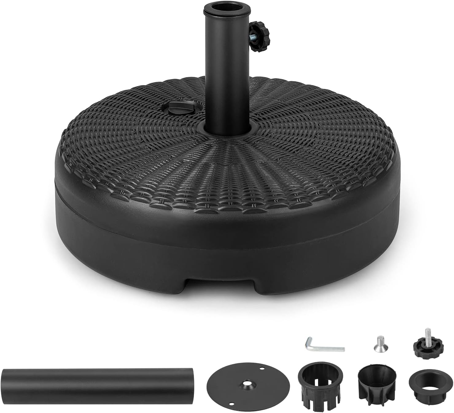 Tangkula Fillable Umbrella Base for 9-10 ft Patio Umbrellas