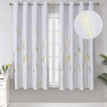 Estelar Textiler Greyish White Curtains for Bedroom 63 Inches