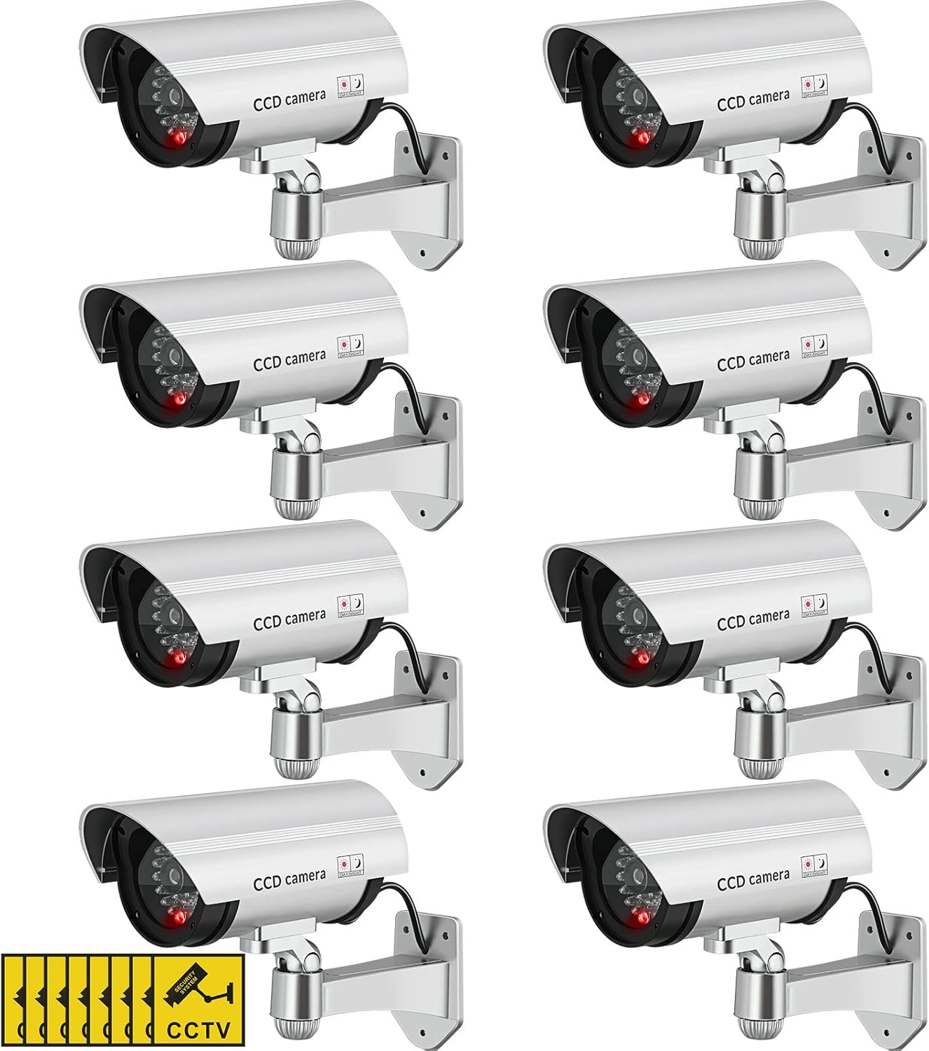 Realistic Dummy Security Camera System for Home and Office Use