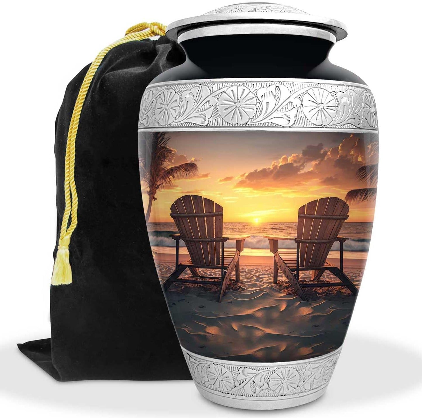 Beach Urn for Human Ashes | Handcrafted Decorative Memorial