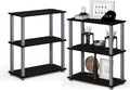 Furinno Turn-S-Tube 3-Tier Compact Multipurpose Shelf 2-Pack