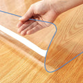 36x60 in Clear Desk Pad Mat Table Protector - Thick PVC Vinyl