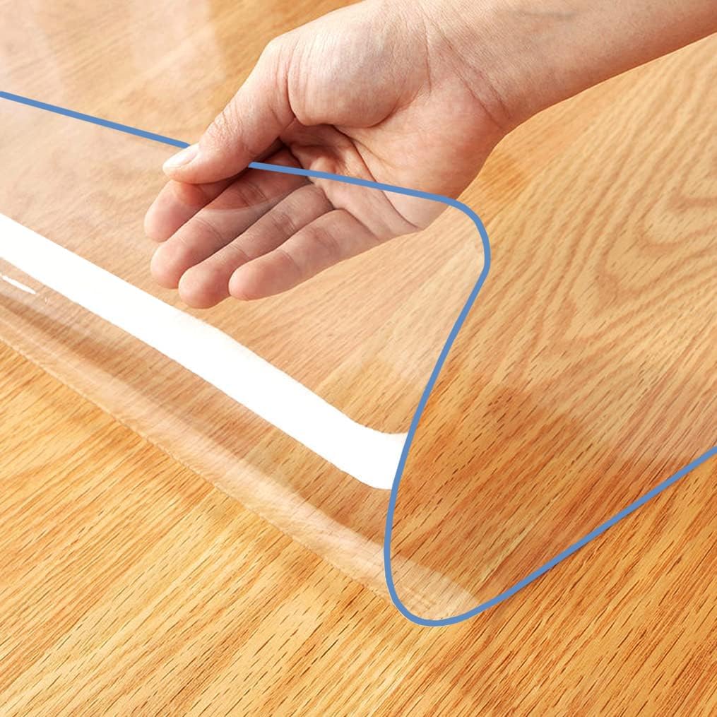 36X60 Inch Clear Desk Pad Mat for Table Protection and Style