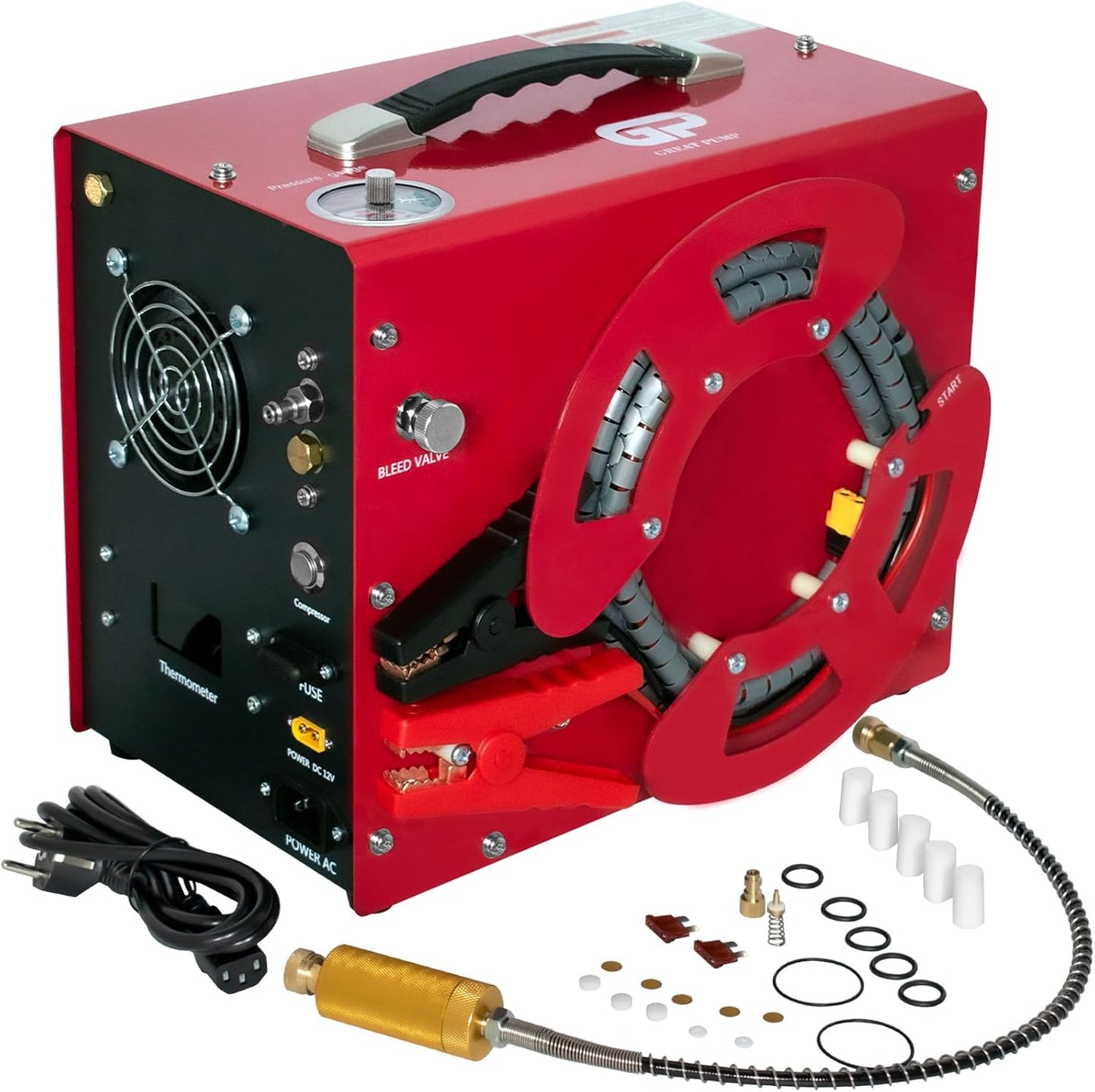 Portable Tuxing Air Compressor - Auto Stop, Built-in Filter