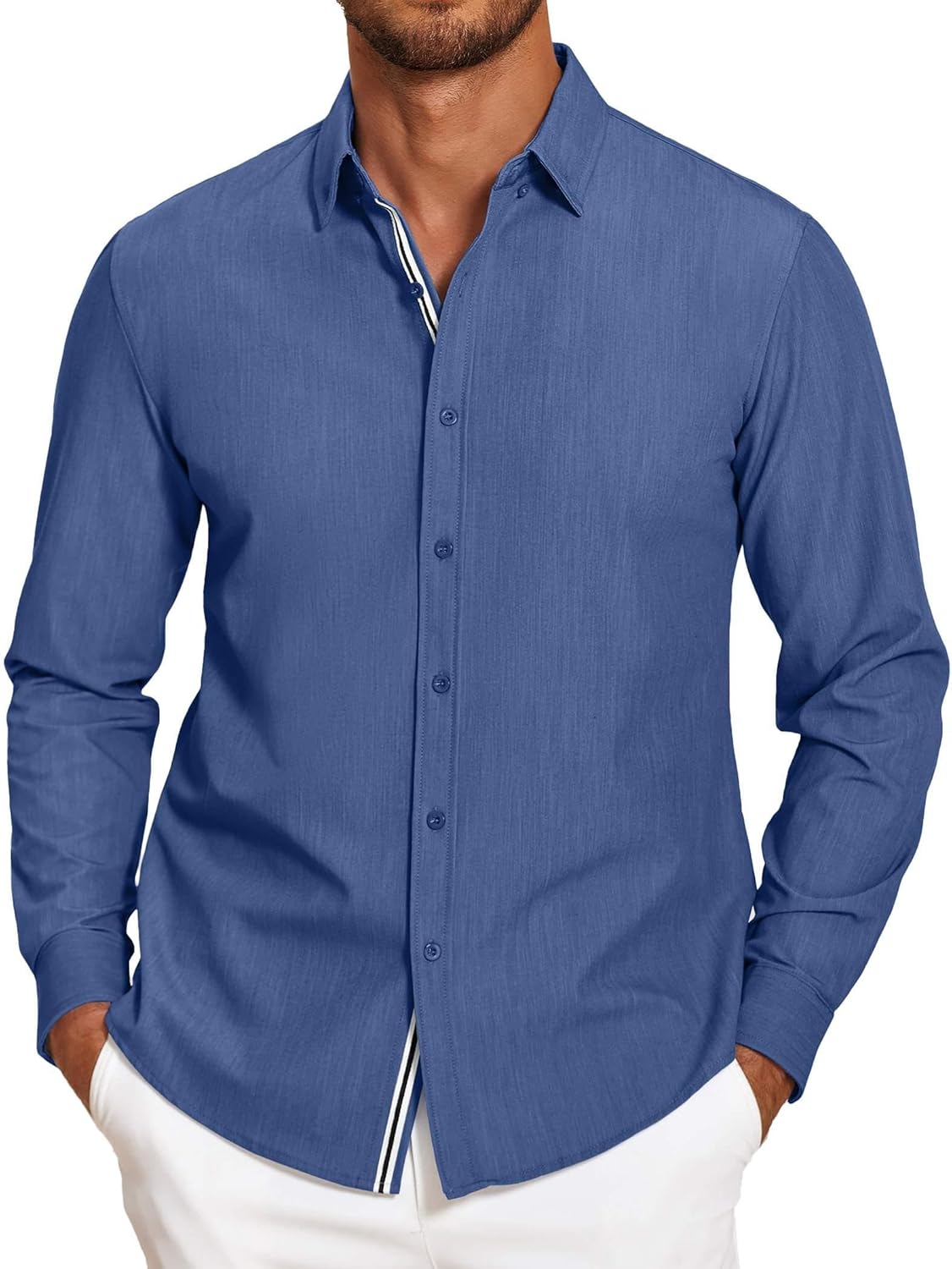 Stylish COOFANDY Mens Casual Button Down Shirt for Every Occasion