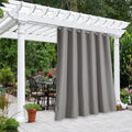 Outdoor Curtain for Patio Waterproof Blackout Sand W84 x L95