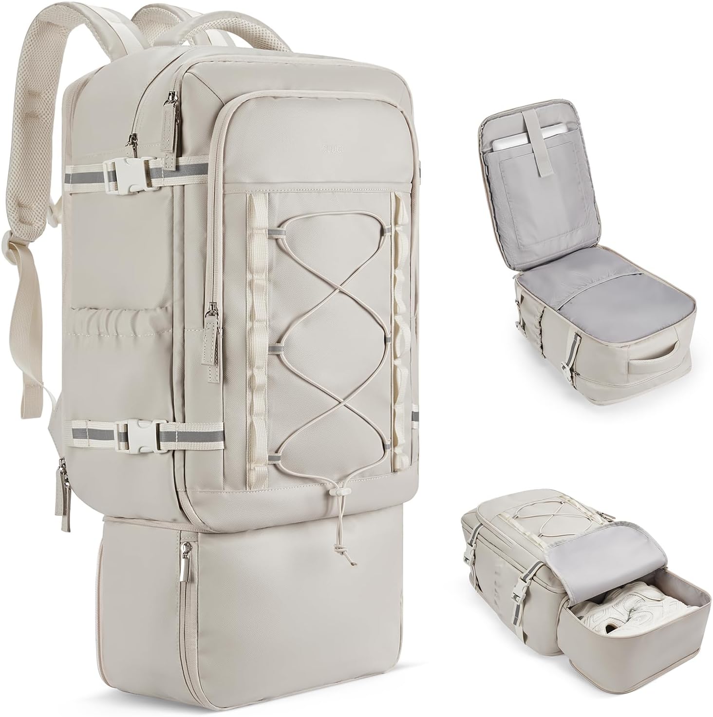 CLUCI Travel Backpack 30L: Waterproof Laptop Backpack for All