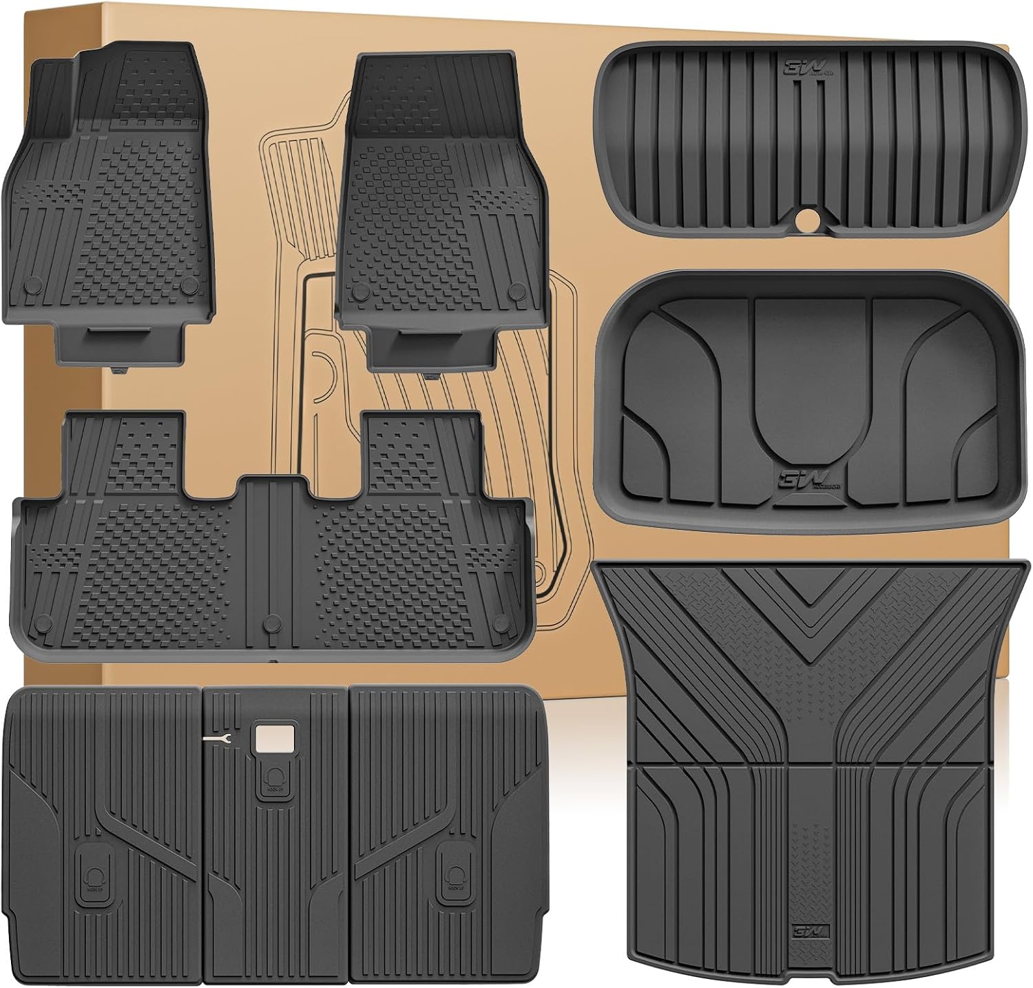 Custom Fit Tesla Model Y Juniper Floor Mats for 2025 2026