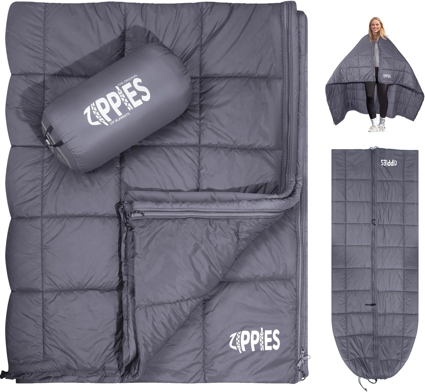 3M Thinsulate Insulation Puffy Camping Blanket for Cold Weather