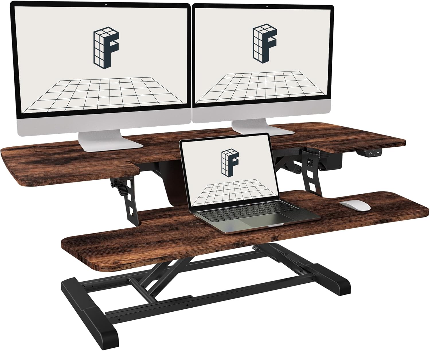 FLEXISPOT Electric Standing Desk Converter for Ergonomic Work
