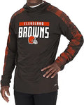 Zubaz Men's Solid Elevated Lw Hooie with Team Camo Liner - Lightweight