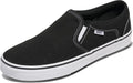 Vans Asher Slip-On Shoe - Sleek Black Canvas Comfort
