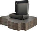 9x6x2 in Small Shipping Boxes Set of 50 - Black Mailer Boxes