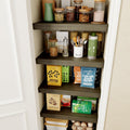 Wire Rack Covers for Pantry Wood Grain 16x24 in - Rustic Shelf Upgrade
