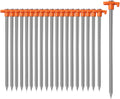 Cheardia 10 Pack Heavy Duty Tent Stakes - Non-Rust Metal for Ultimate Stability