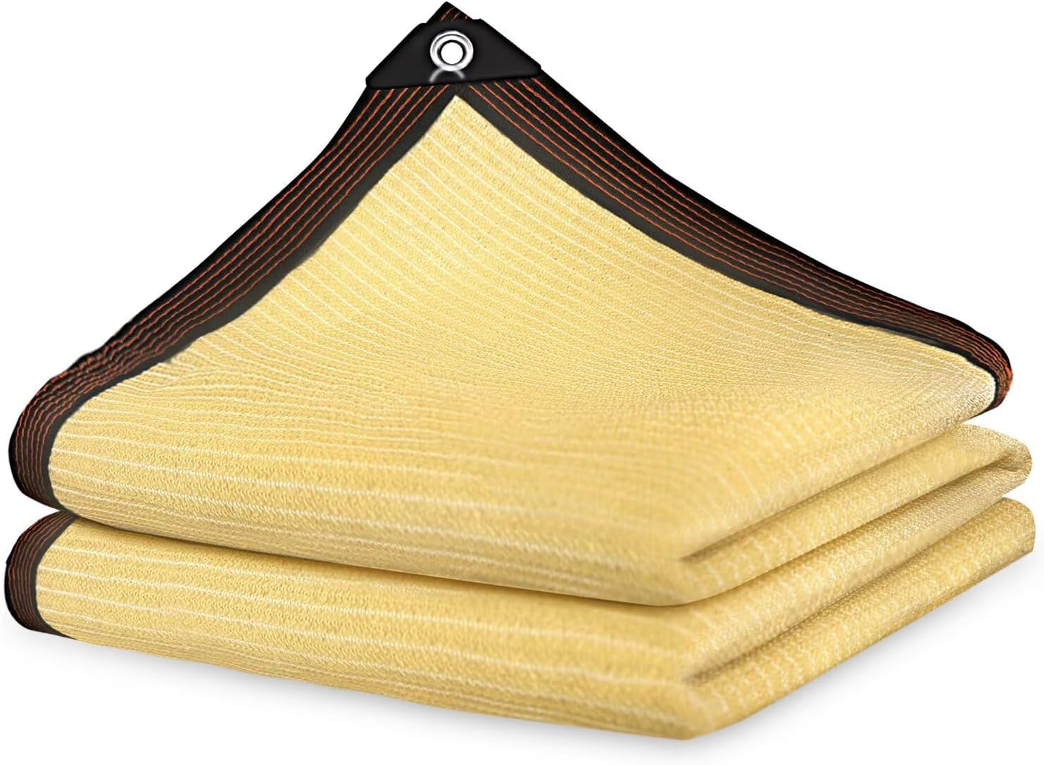 QNLONG Shade Cloth for Garden - 90% Beige Sun Protection Net
