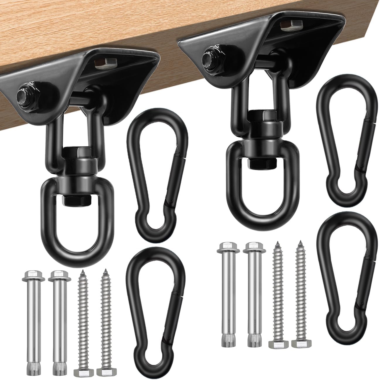 Hammock Hanging Kit - 1200 lb Capacity, 360 Rotation