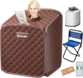 COSTWAY Portable Steam Sauna - Relax at Home!