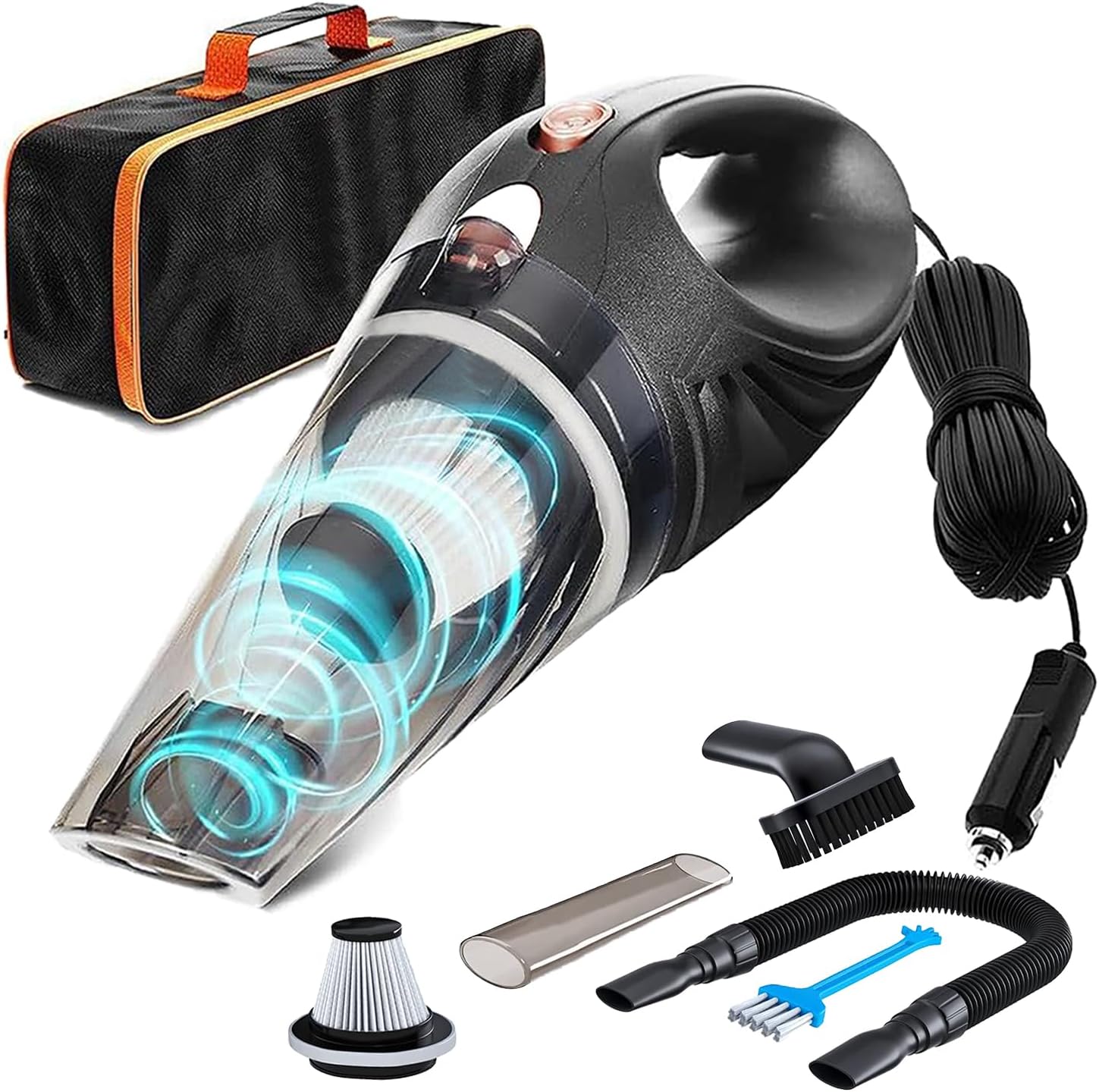 LOFERMA Handheld Car Vacuum - Strong Suction & Portable