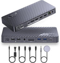 AV Access Docking Station Dual Monitor KVM for Laptop & Desktop