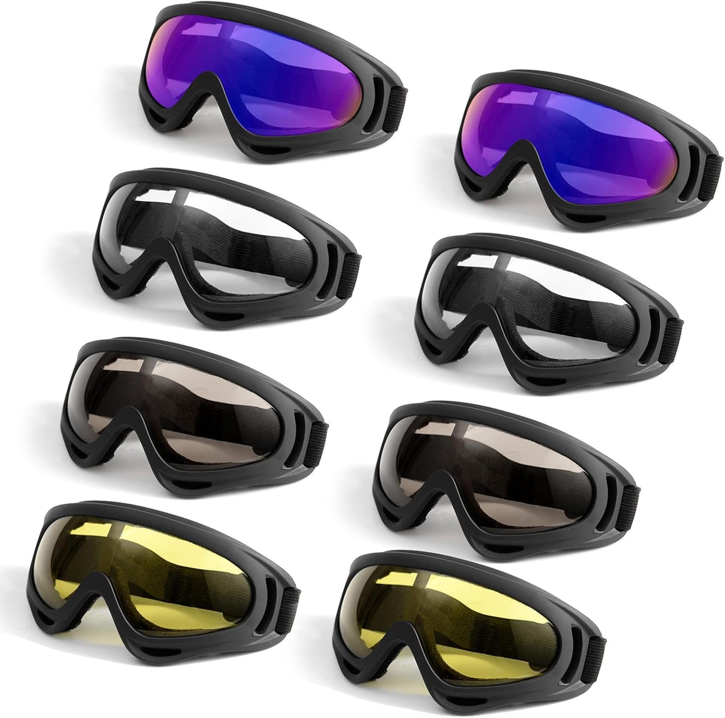 Multi-Use Goggles Set for Ultimate Outdoor Adventure