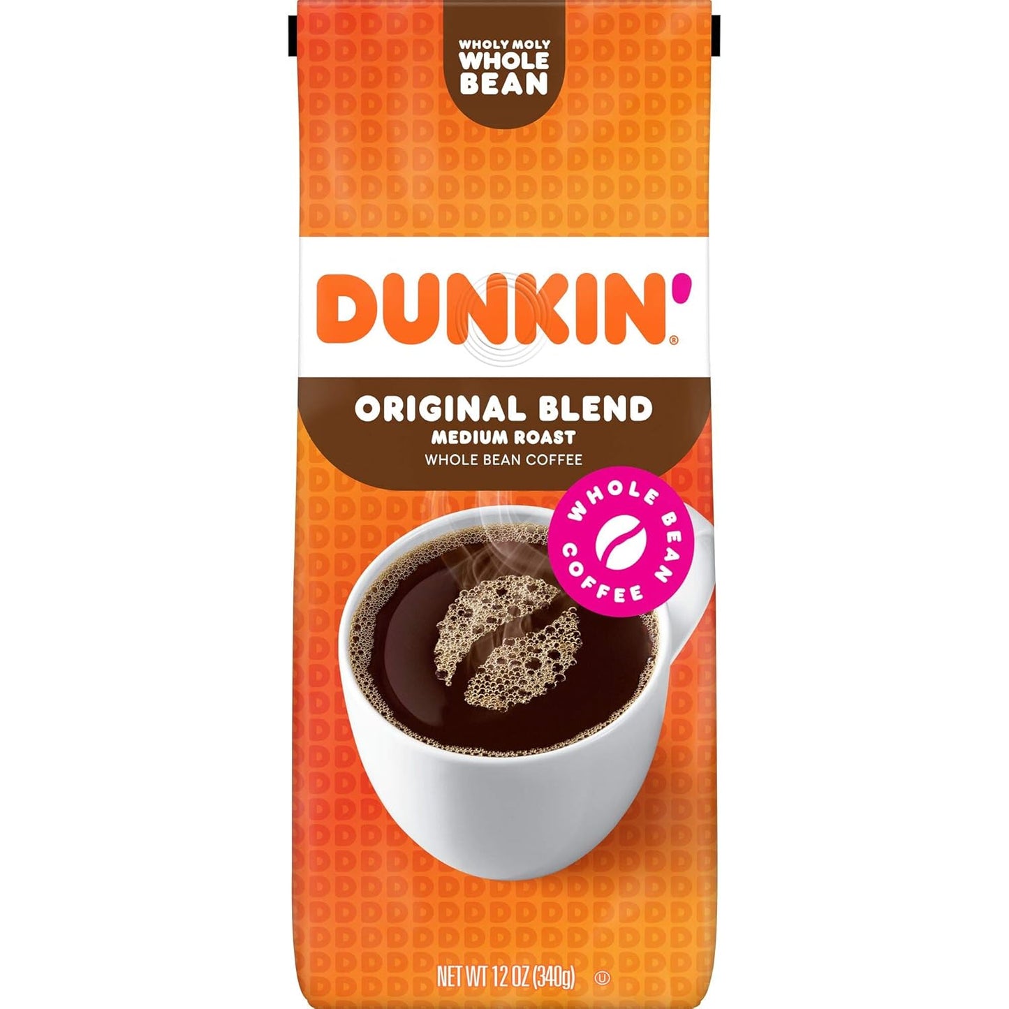 Dunkin' Medium Roast Whole Bean Coffee - Bold Flavor