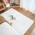 Ghouse Ultra Soft Faux Rabbit Fur Rug 3x5 - Machine Washable, Fluffy